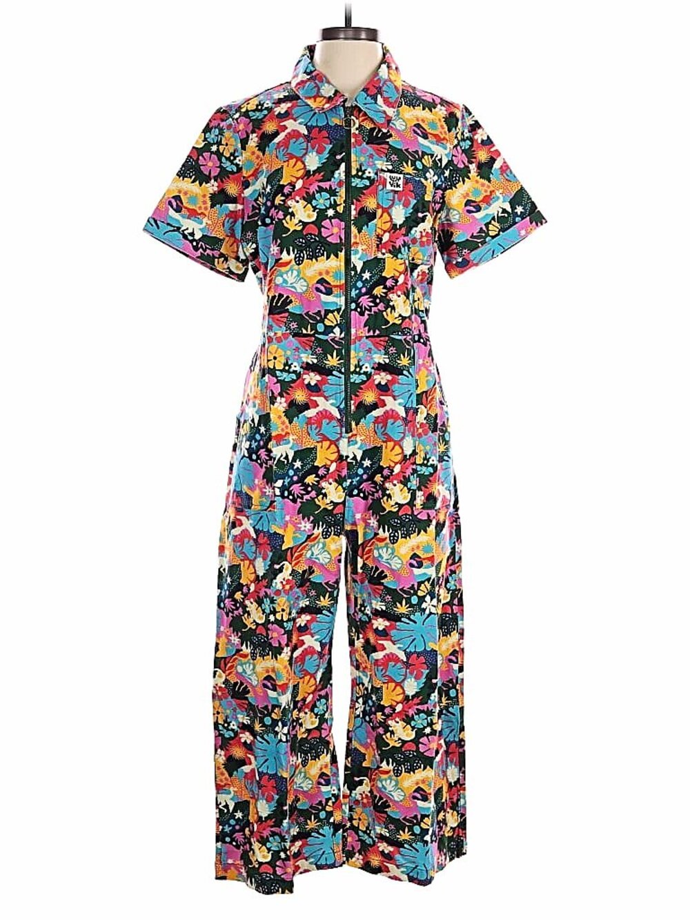 Lucy & Yak L.E. Ragan Jumpsuit Amanda Lobos Artist Print UK 14 / US 10 NWOT